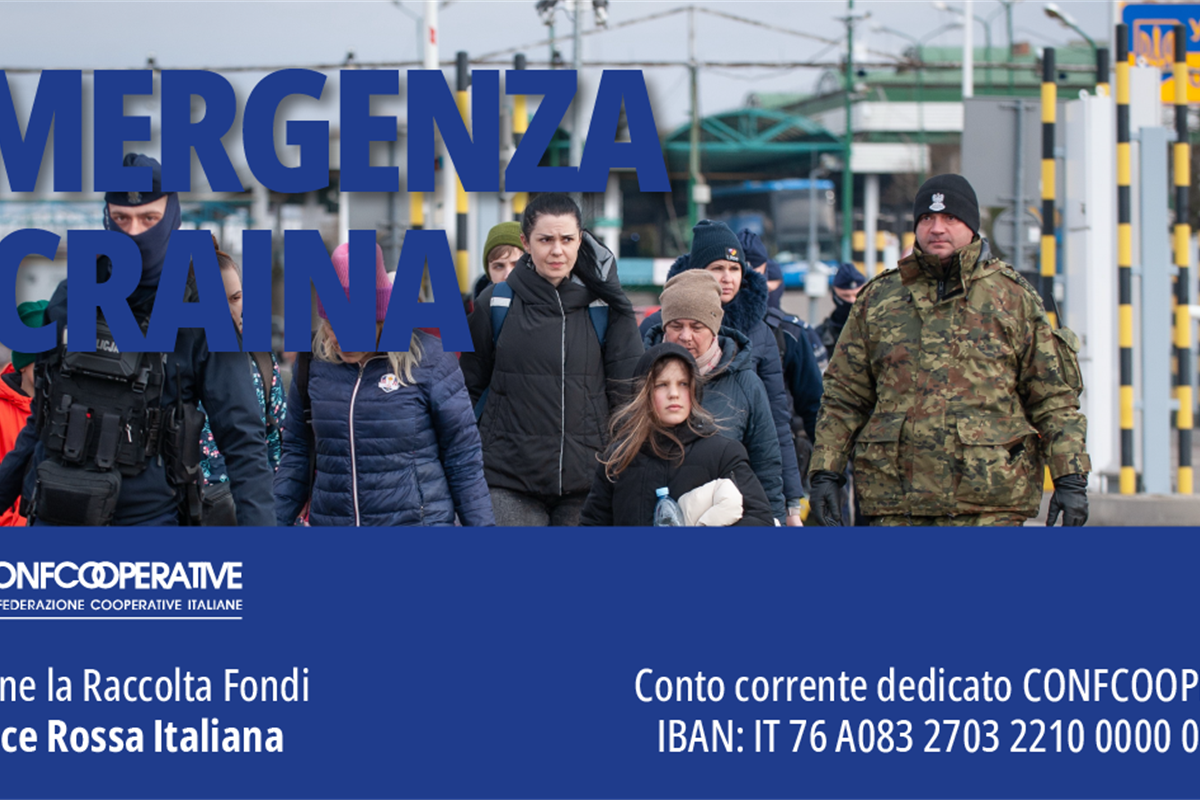 Ucraina: Confcooperative sostiene la raccolta fondi della Croce Rossa