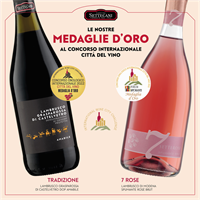 Lambrusco, pioggia di medaglie per la Cantina Settecani