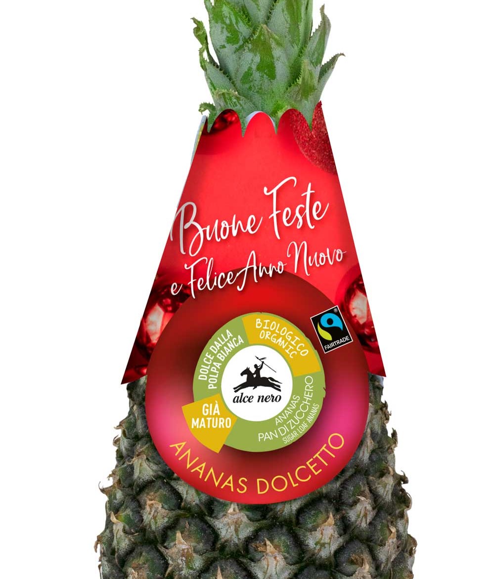 Ananas dolcetto Alce Nero, arriva la special edition  per un natale sempre più “buono”