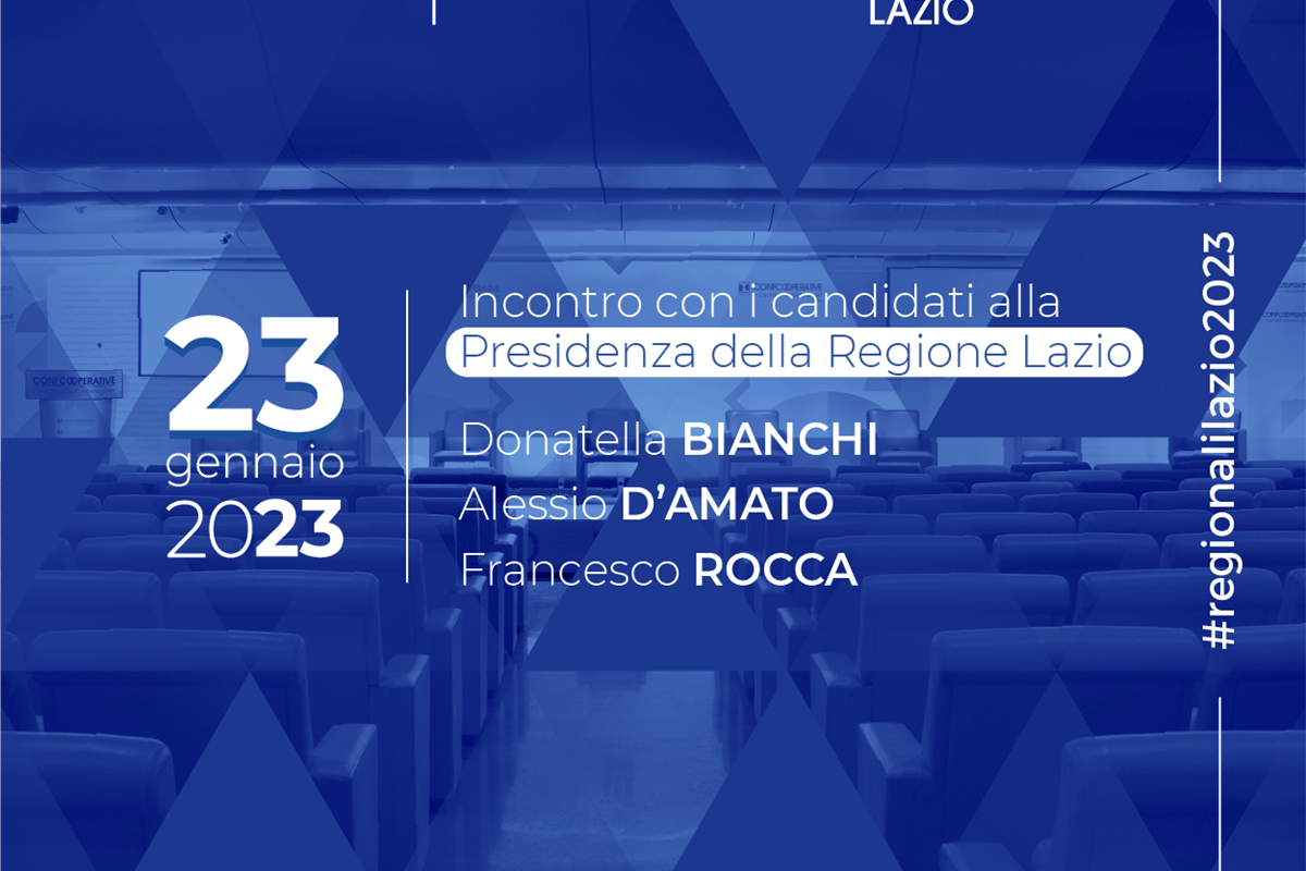 Regionali, Confcooperative Lazio incontra i candidati