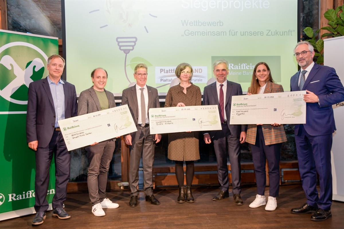 “Insieme per il futuro”, premiati i progetti innovativi per un Alto Adige più vivibile