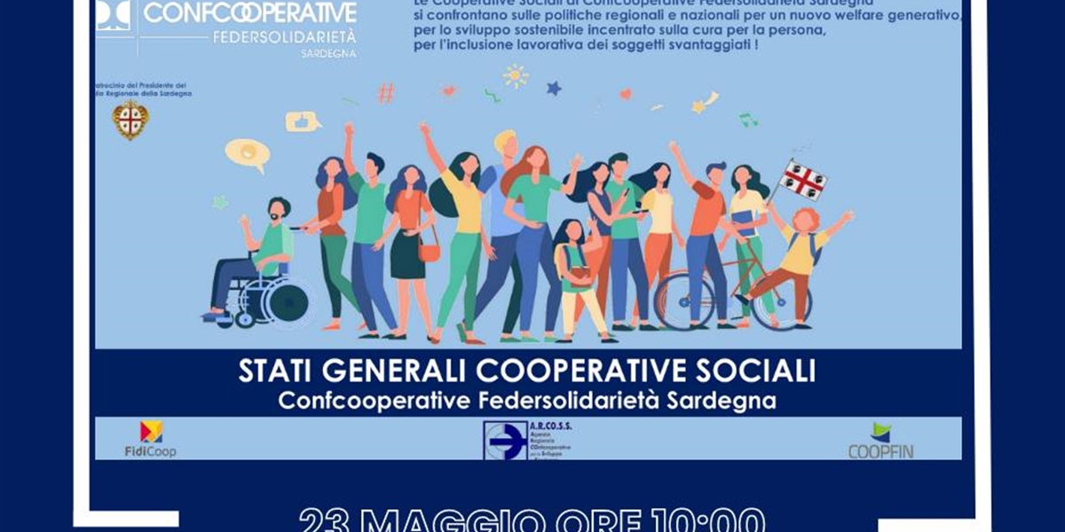 Al via in Sardegna gli Stati generali della cooperazione sociale