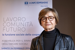 Confcooperative Alpe Adria, Mizzan nuova presidente