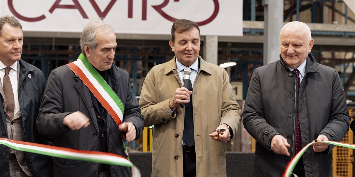 Caviro inaugura il nuovo magazzino automatico a Forlì
