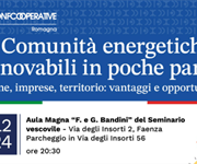 "Le comunità energetiche in poche parole", l'appuntamento a Faenza