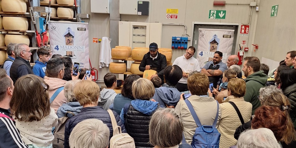 Parmigiano Reggiano sempre più attrazione turistica