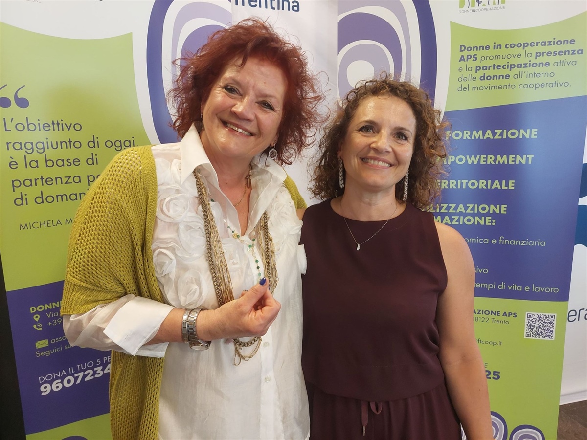 Trentino, Da Ronco alla presidenza di Donne in Cooperazione