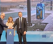 Melinda, la Presidente del Consiglio Giorgia Meloni all'inaugurazione ufficiale della funivia delle mele