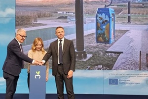 Melinda, la Presidente del Consiglio Giorgia Meloni all'inaugurazione ufficiale della funivia delle mele