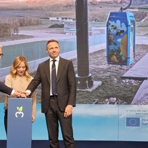 Melinda, la Presidente del Consiglio Giorgia Meloni all'inaugurazione ufficiale della funivia delle mele