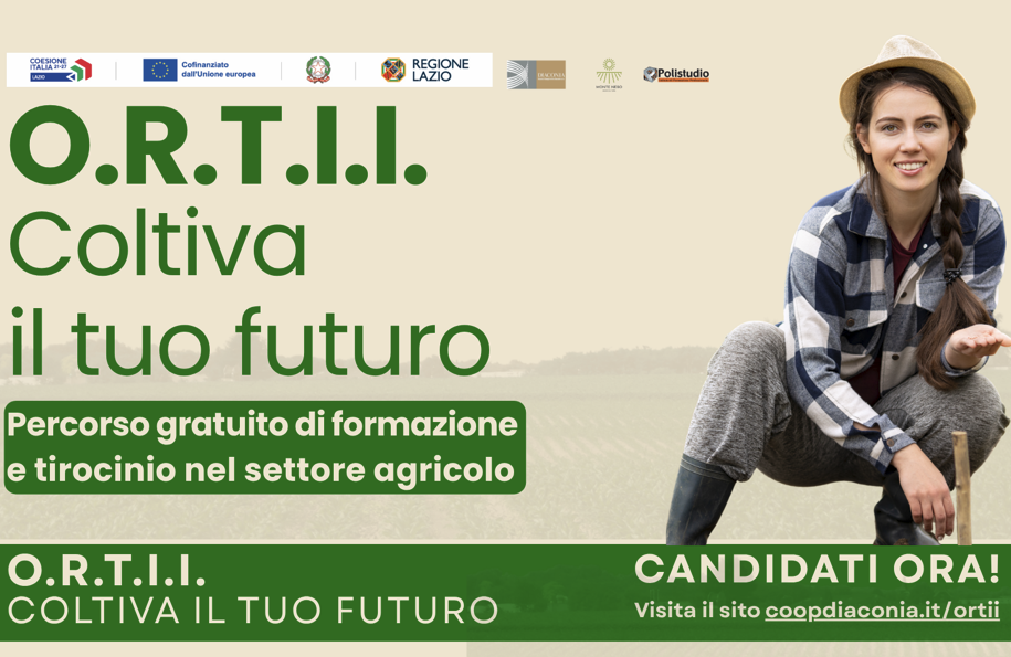 ORTII, al via le iscrizioni al percorso gratuito di formazione agricola