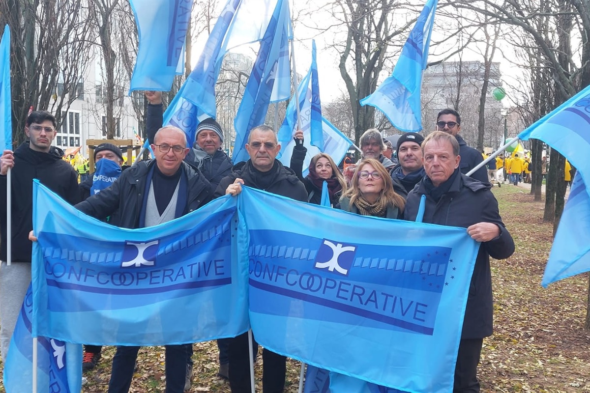 Pac, Fedagripesca Confcooperative in piazza a Bruxelles: “Tagli inaccettabili e nessuna visione strategica per il futuro dell’agricoltura e della pesca”