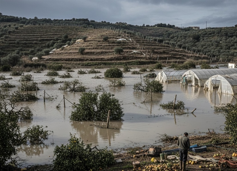 Sicilia, agricoltura devastata dal ciclone: le cooperative chiedono sostegno reale