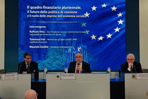 Bruxelles, Confcooperative porta la cooperazione in Europa: incontra il vice commissario Fitto e il ministro Foti