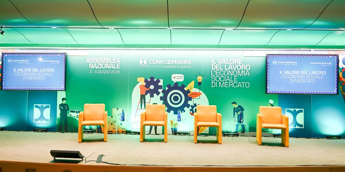 Assemblea Confcooperative Lavoro Servizi con la ministra Calderone, il Ragioniere generale dello Stato Perrotta e la sottosegretaria Mef Albano