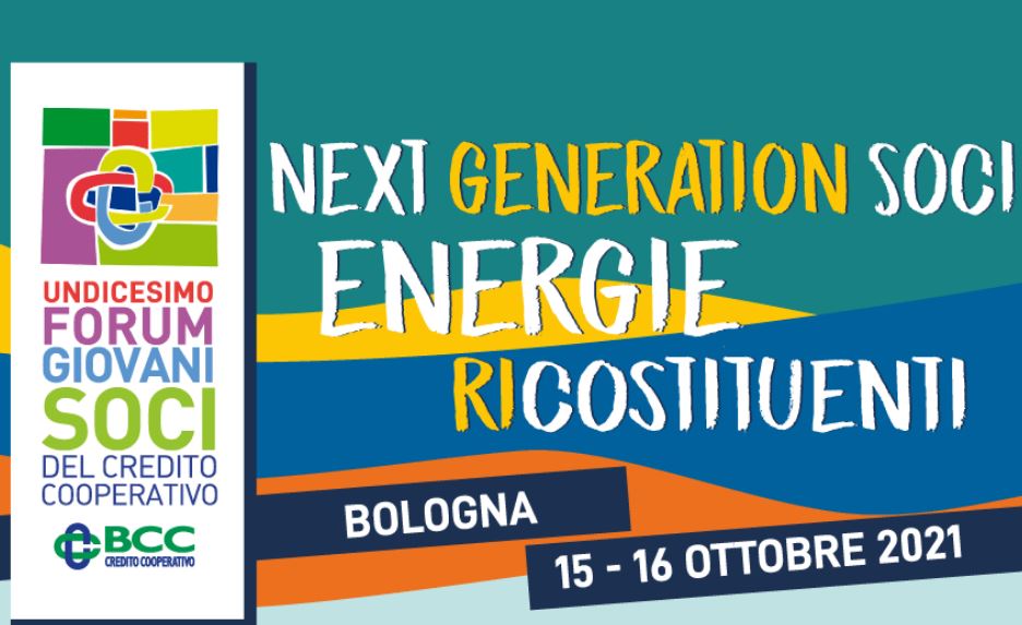 Credito cooperativo, XI Forum giovani soci il15 e 16/10 a Bologna