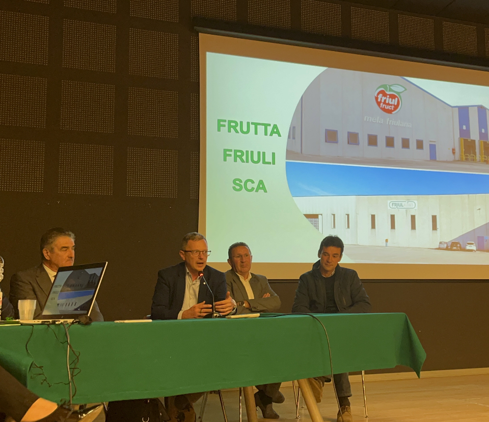Frutta Friuli, assemblea approva bilancio e rinnova cda, 150 soci, 600 ettari e 14 mln di fatturato