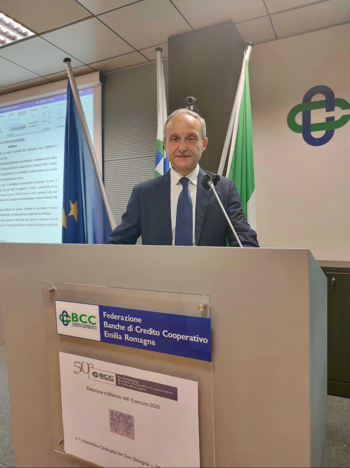 Emilia Romagna: Fabbretti confermato alla guida Federazione Bcc