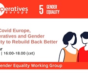 Cooperatives Europe, webinar su questione di genere in Europa ai tempi della pandemia